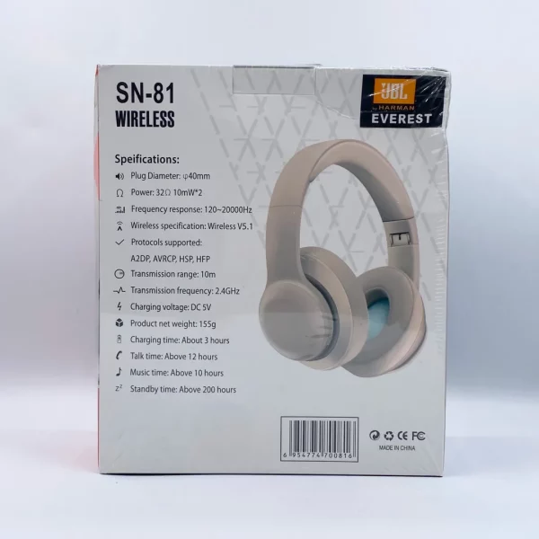 هدفون JBL مدل SN-81 - Image 2