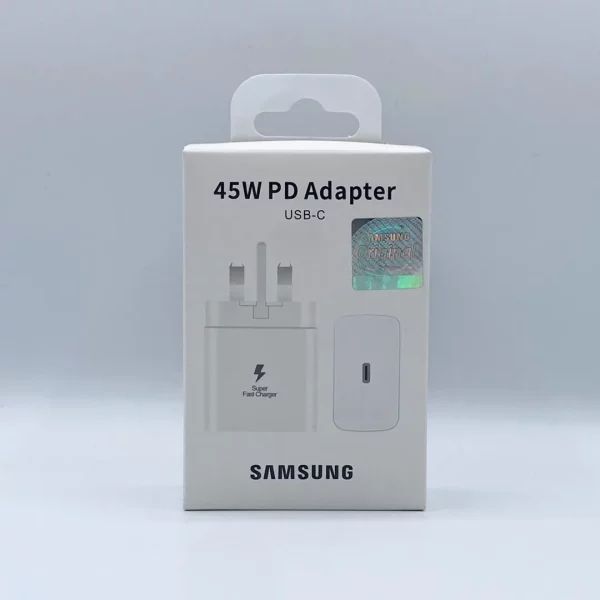 آداپتور کلگی شارژر سامسونگ USB-C 45 وات اورجینال Samsung USB-C 45W charger ORGINAL