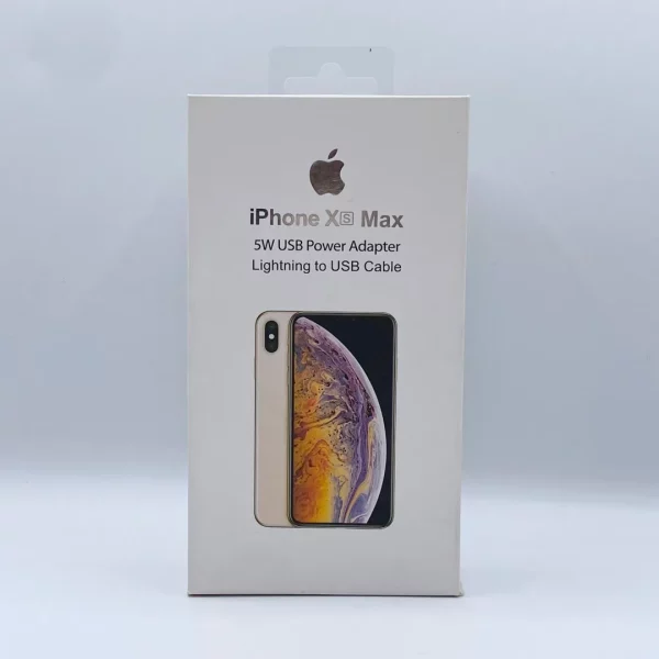 پک آداپتور آیفون iPhone Xs max 5 وات همراه با کابل اورجینال - Image 2