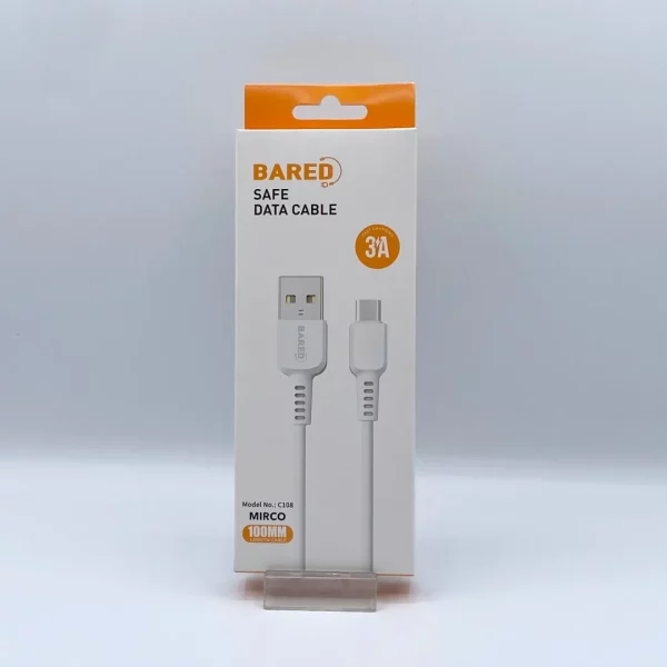 کابل شارژ و تبدیل USB به microUSB بارد مدل c108 طول 1 متر