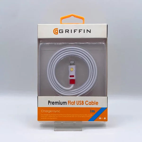 کابل شارژ آیفون لایتنینگ گریفین Griffin طول یک متر