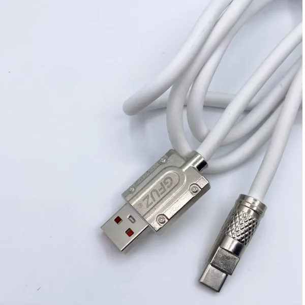 کابل فست شارژ و تبدیل USB به Type-C سیلیکونی جیفیوز GFUZ مدل CA-149 - Image 2